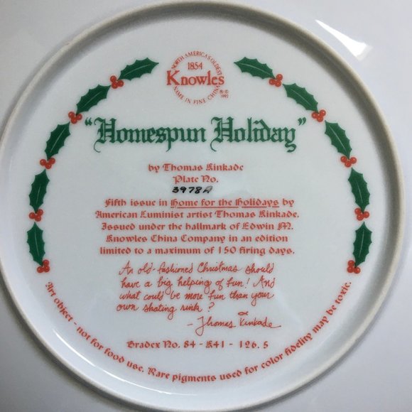 Collectors Plate - Picture 3 of 3